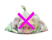Kein Plastik in die Biotonne
