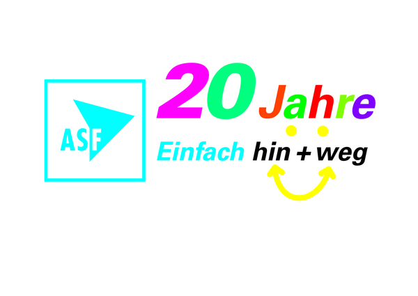 ASF Logo zum 20 jährigen Jubiläum