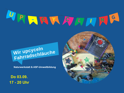 Plakat Upcyclingaktion auf dem Nordenfestival